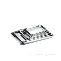 Stainless steel square tray